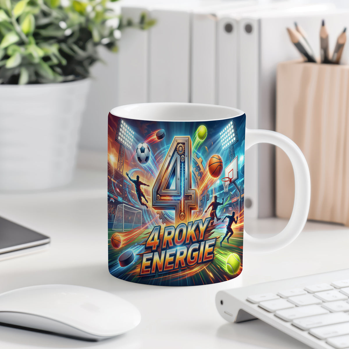 Narozeninový hrnek 4 roky – 4 ROKY ENERGIE