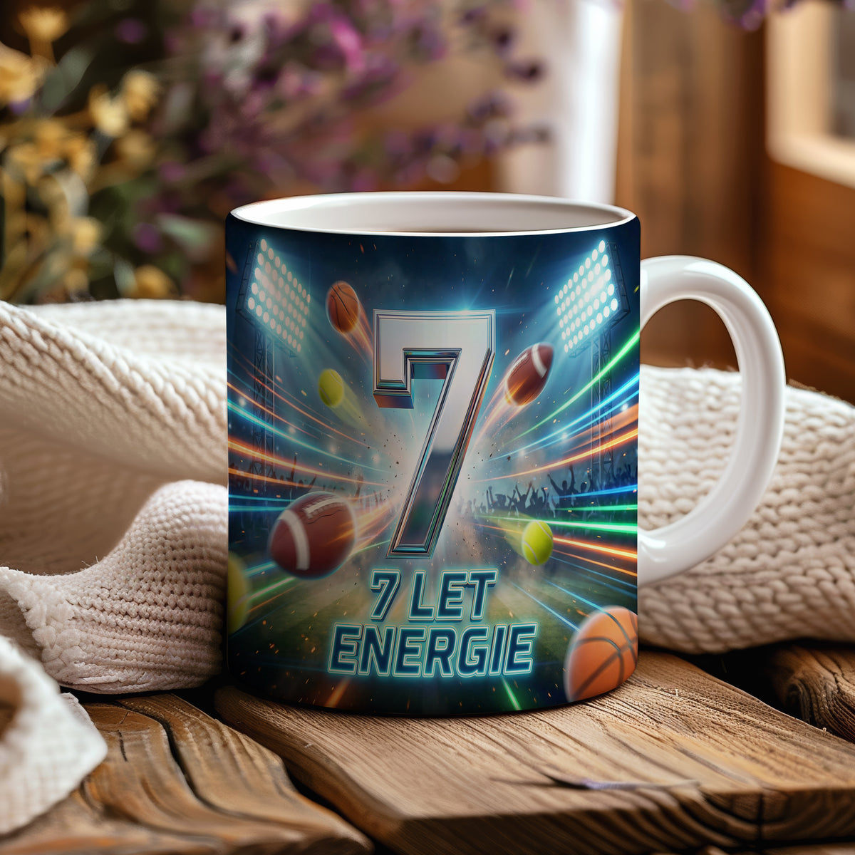 Narozeninový hrnek 7 let – 7 LET ENERGIE
