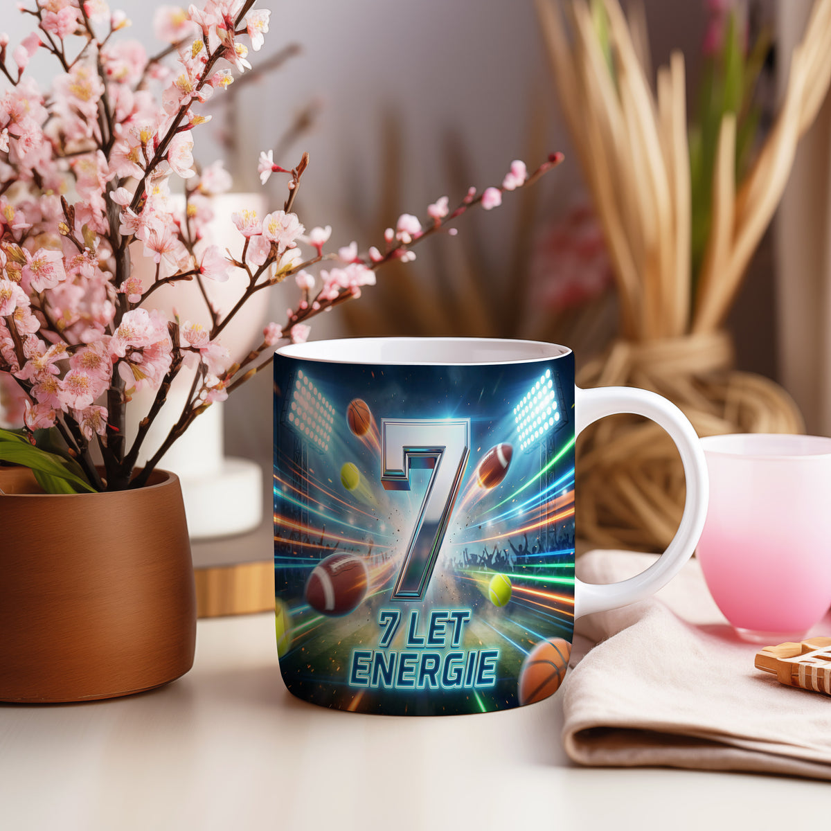 Narozeninový hrnek 7 let – 7 LET ENERGIE