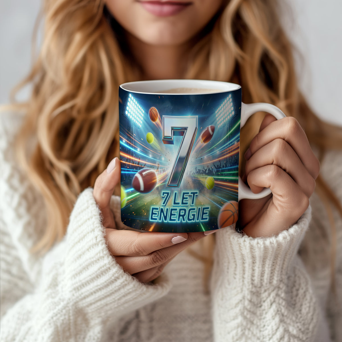 Narozeninový hrnek 7 let – 7 LET ENERGIE