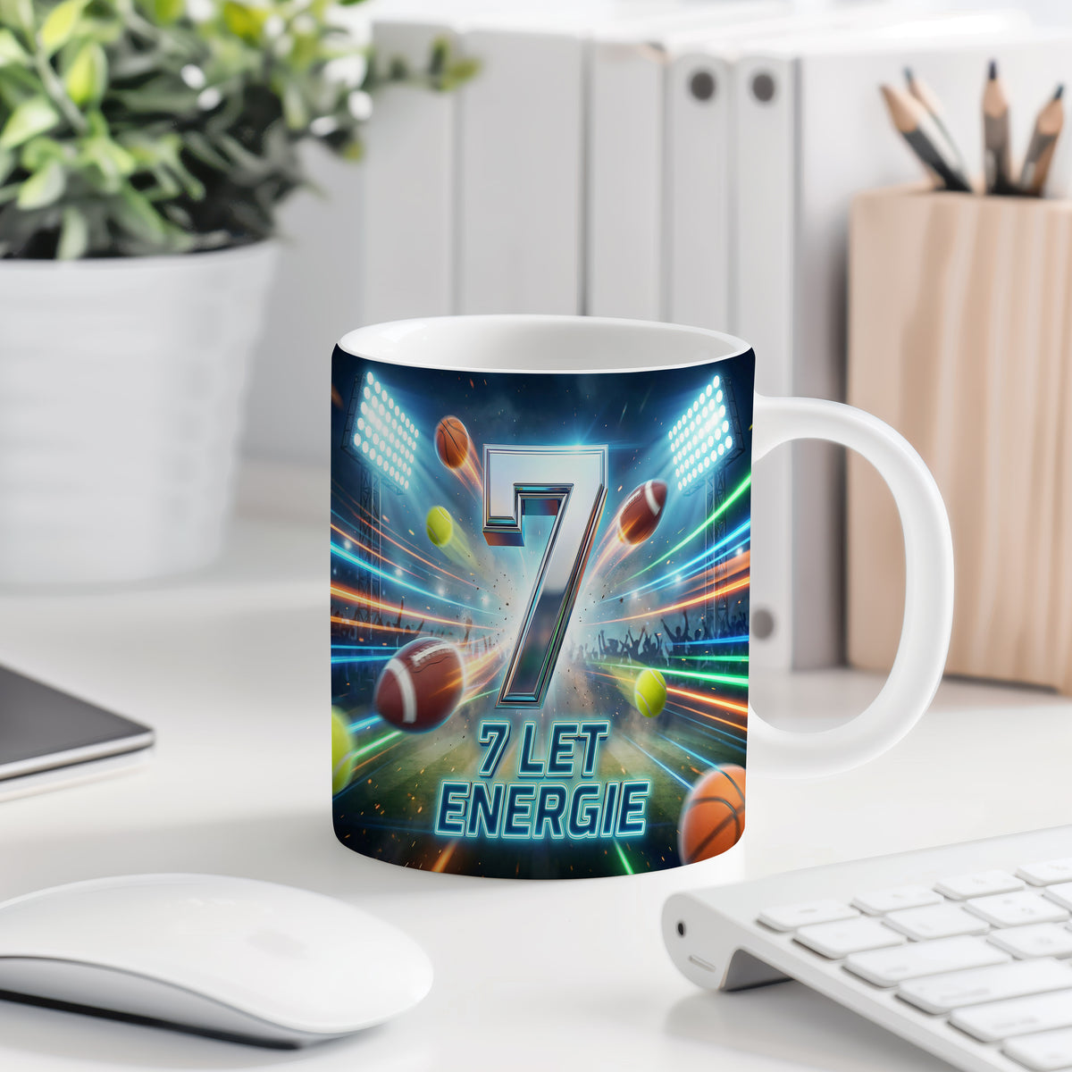 Narozeninový hrnek 7 let – 7 LET ENERGIE
