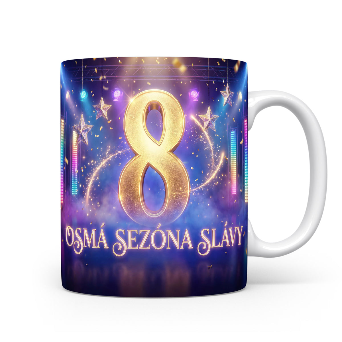 Hrnček s nápisem OSMÁ SEZÓNA SLÁVY