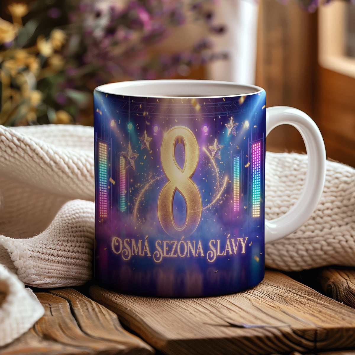 Narozeninový hrnek 8 let – OSMÁ SEZÓNA SLÁVY