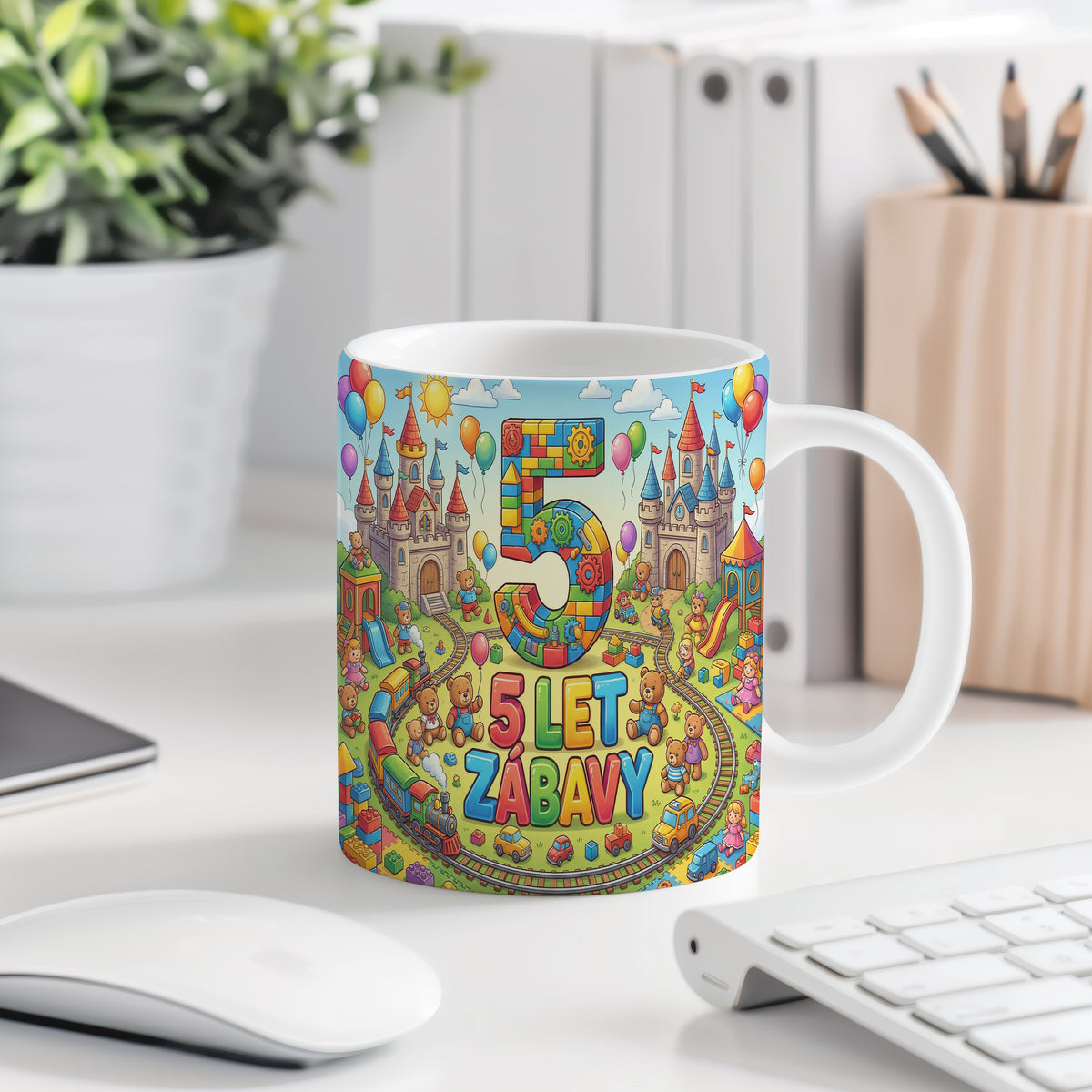 Narozeninový hrnek 5 let – 5 LET ZÁBAVY