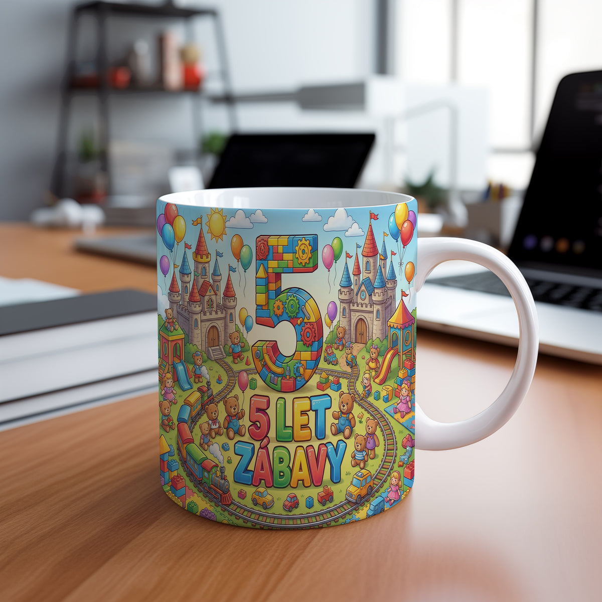Narozeninový hrnek 5 let – 5 LET ZÁBAVY