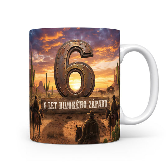 Hrnček s motivem divokého západu