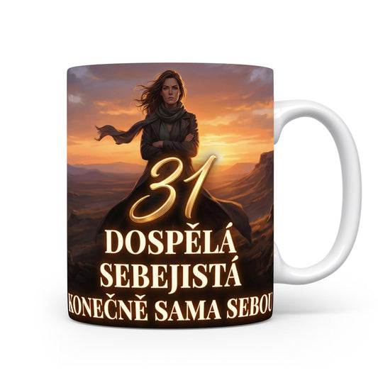 Hrnček s motivem 31. narozenin