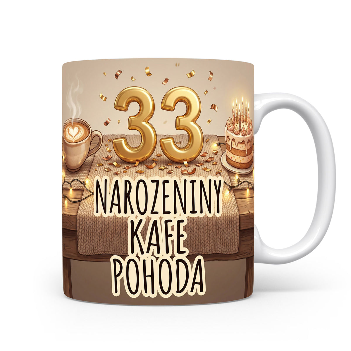 Narozeninový hrnek s číslem 33