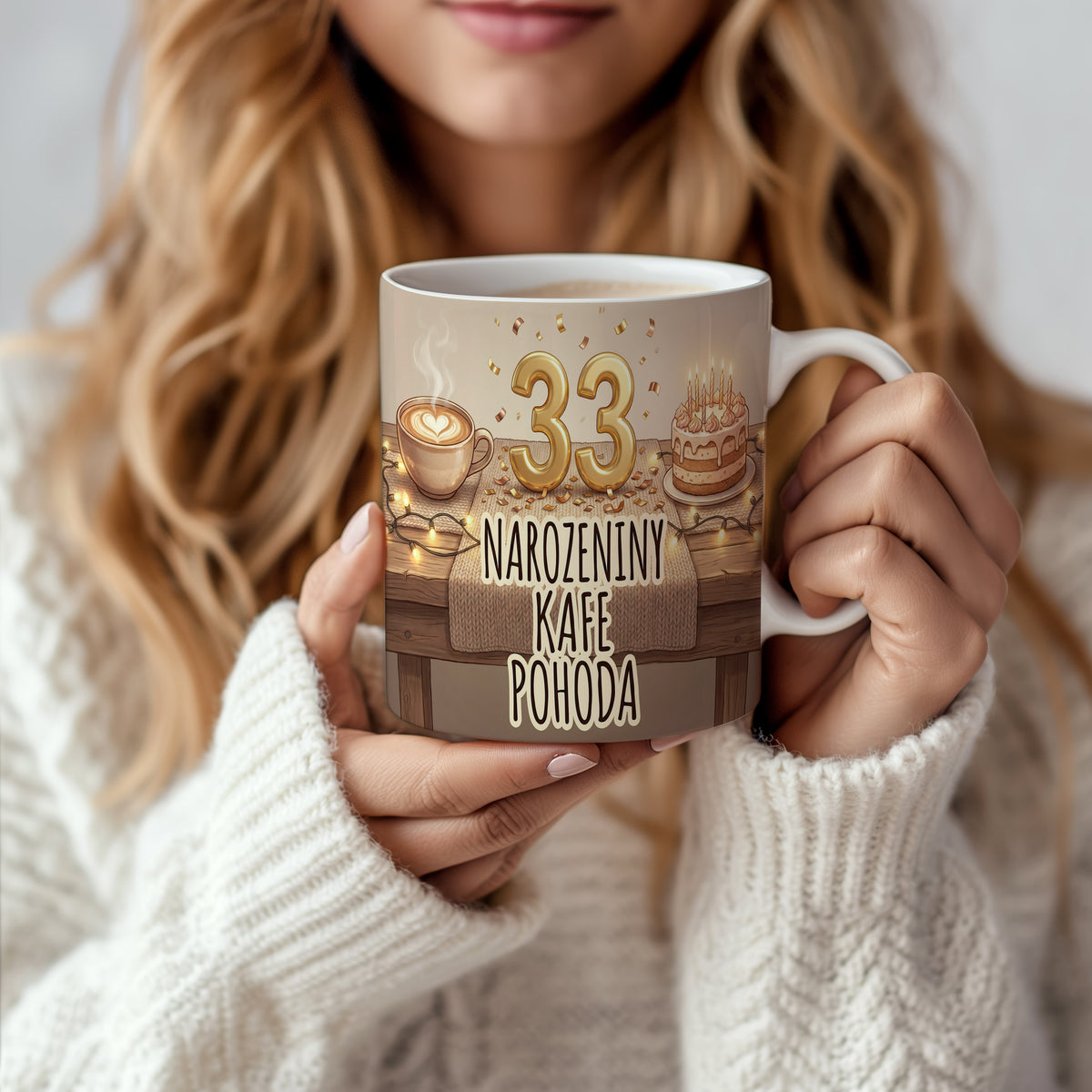 Narozeninový hrnek 33 let – NAROZENINY KAFE POHODA