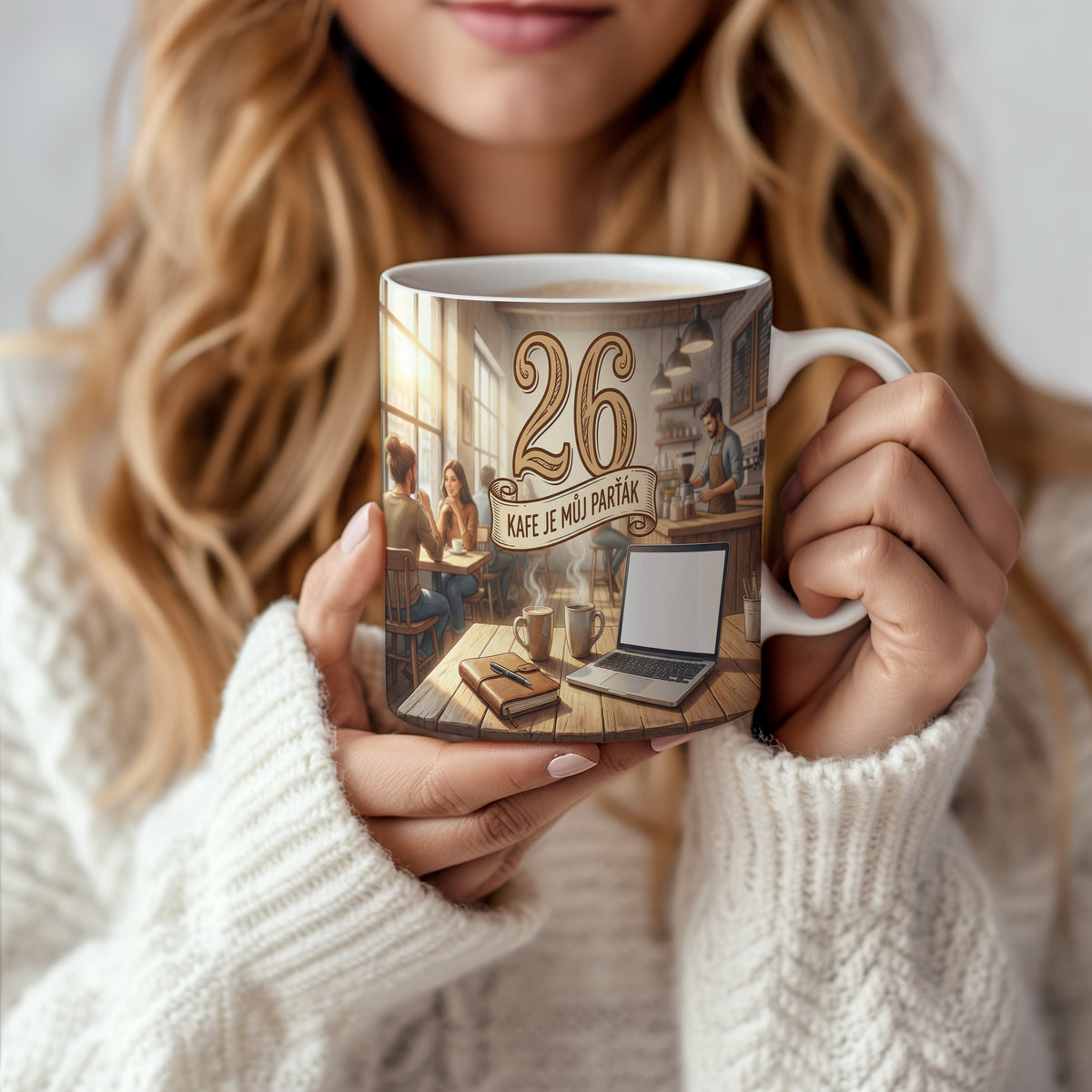 Narozeninový hrnek 26 let – KAFE JE MŮJ PARŤÁK