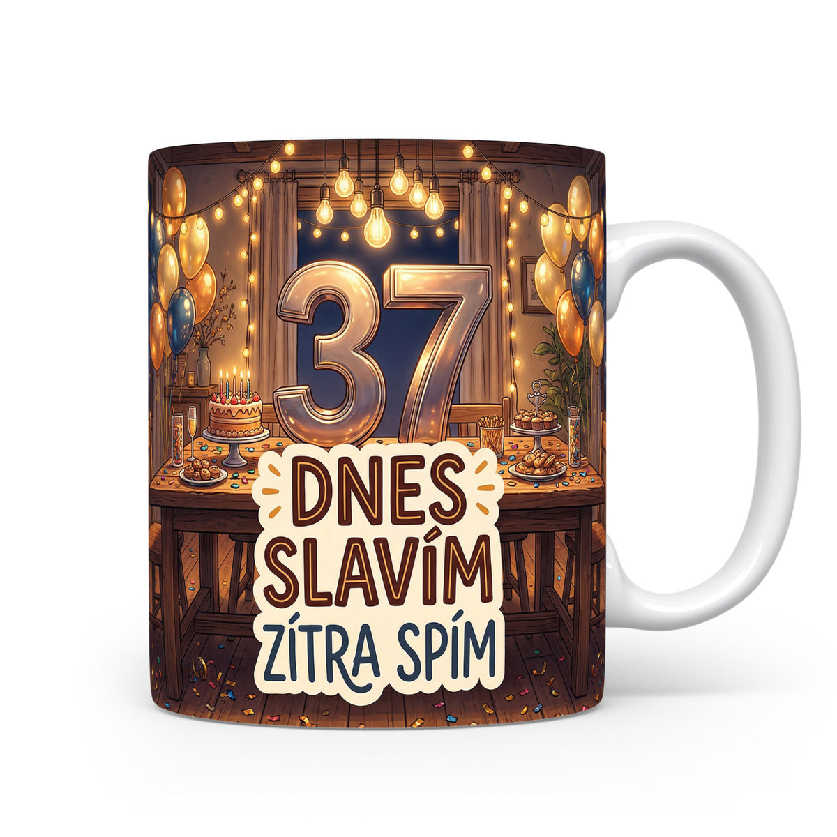 Narozeninový hrnek s číslem 37