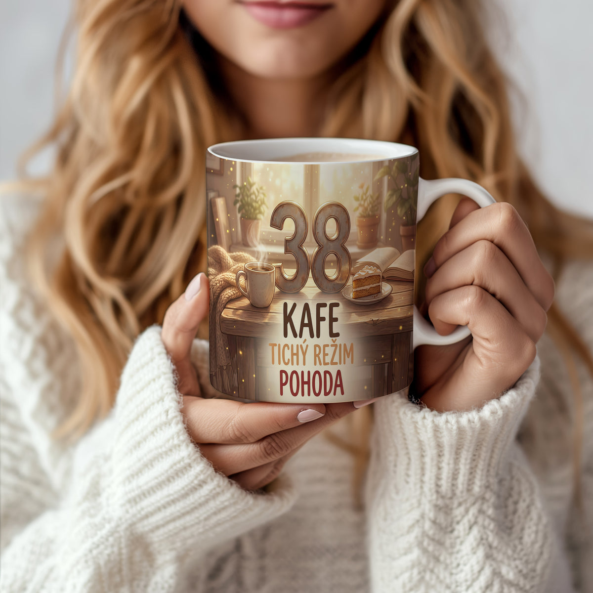 Narozeninový hrnek 38 let – KAFE TICHÝ REŽIM POHODA