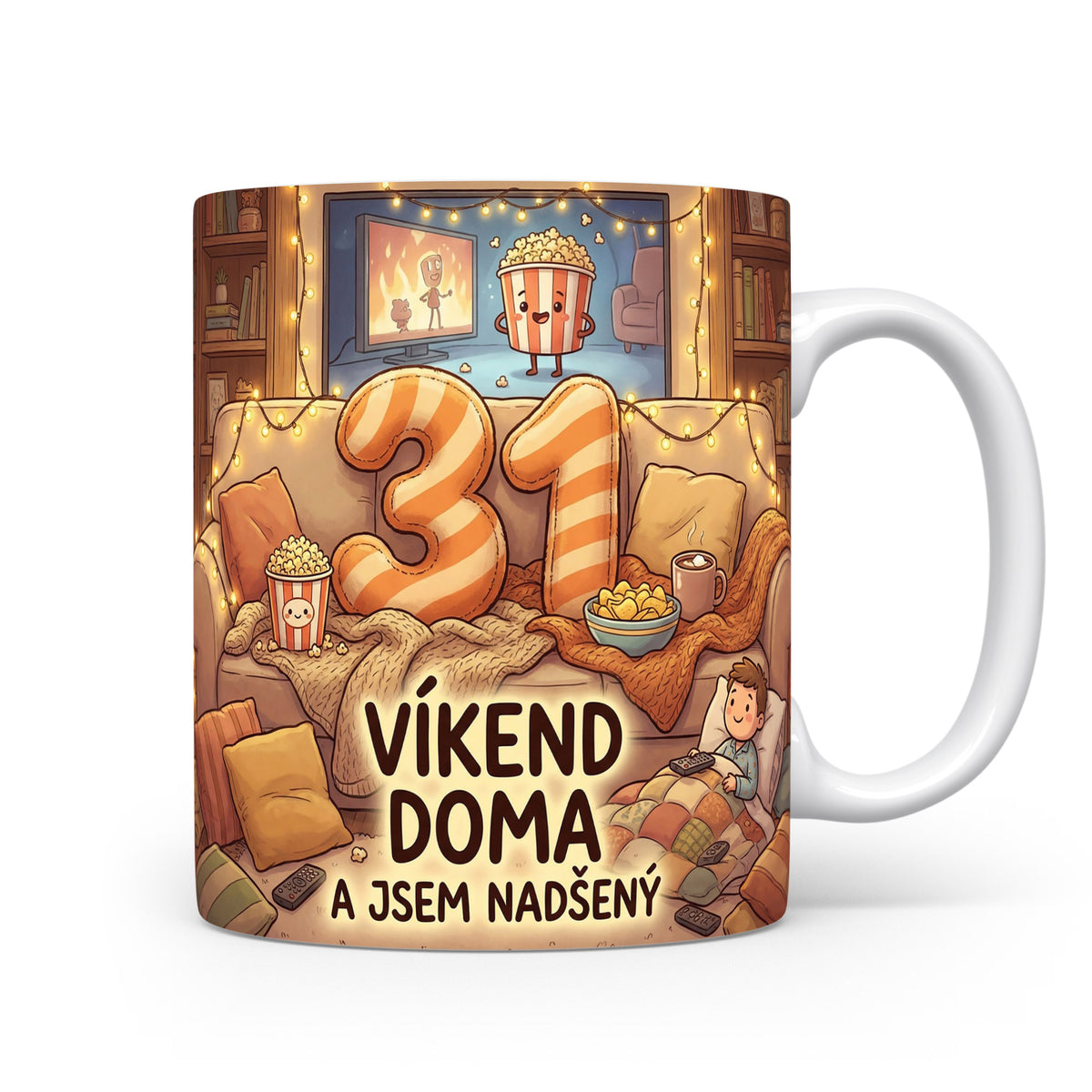 Narozeninový hrnek s číslem 31 a hláškou