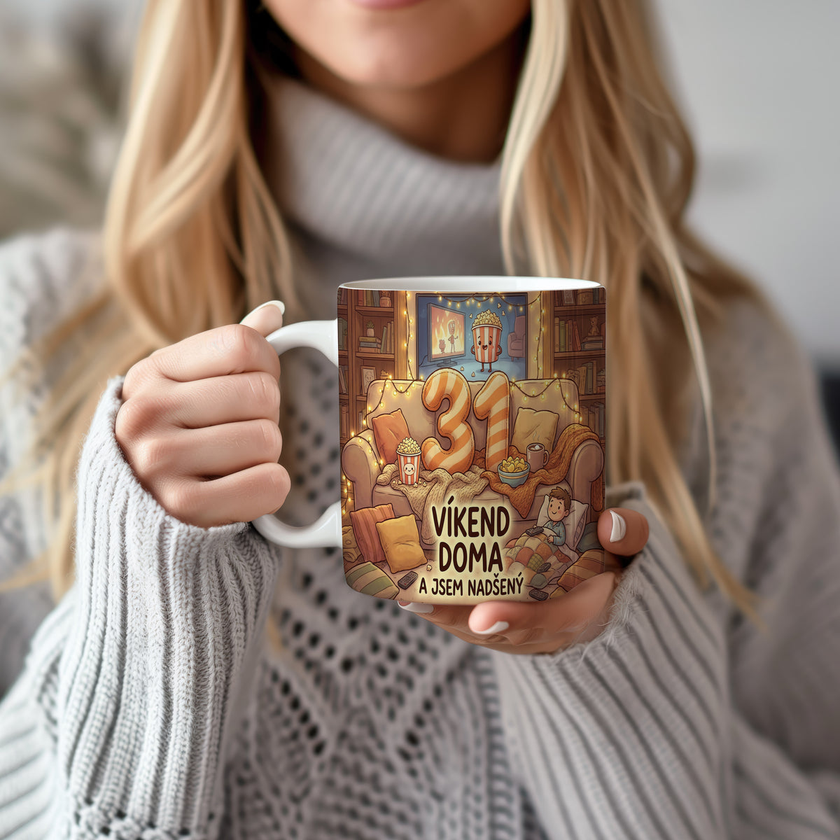 Narozeninový hrnek 31 let – VÍKEND DOMA A JSEM NADŠENÝ