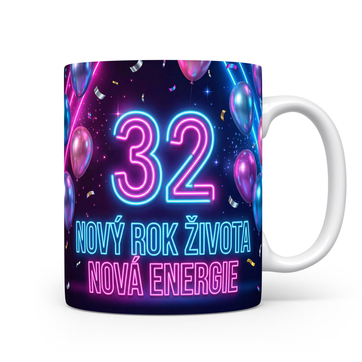 Hrnček s nápisem NOVÝ ROK ŽIVOTA NOVÁ ENERGIE