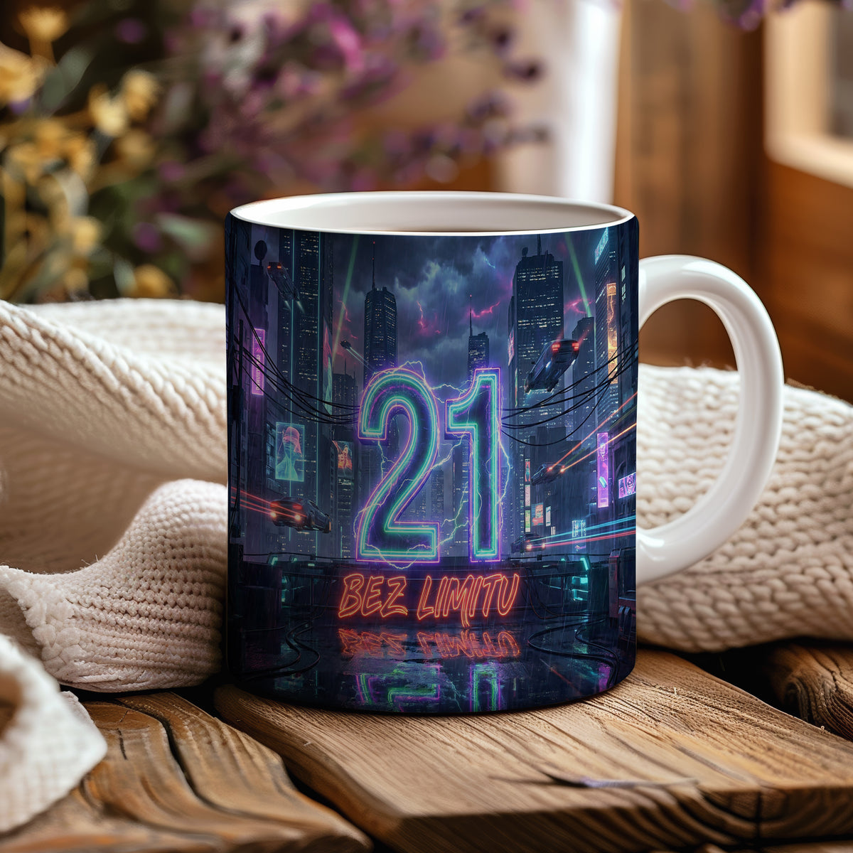 Narozeninový hrnek 21 let – BEZ LIMITU