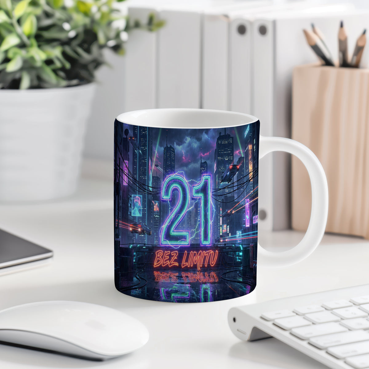 Narozeninový hrnek 21 let – BEZ LIMITU