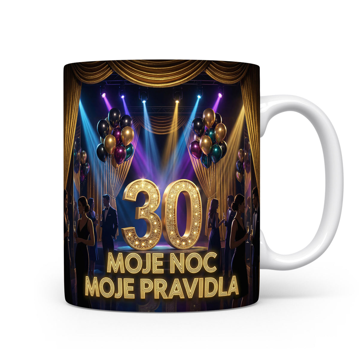 Hrnček s nápisem MOJE NOC MOJE PRAVIDLA