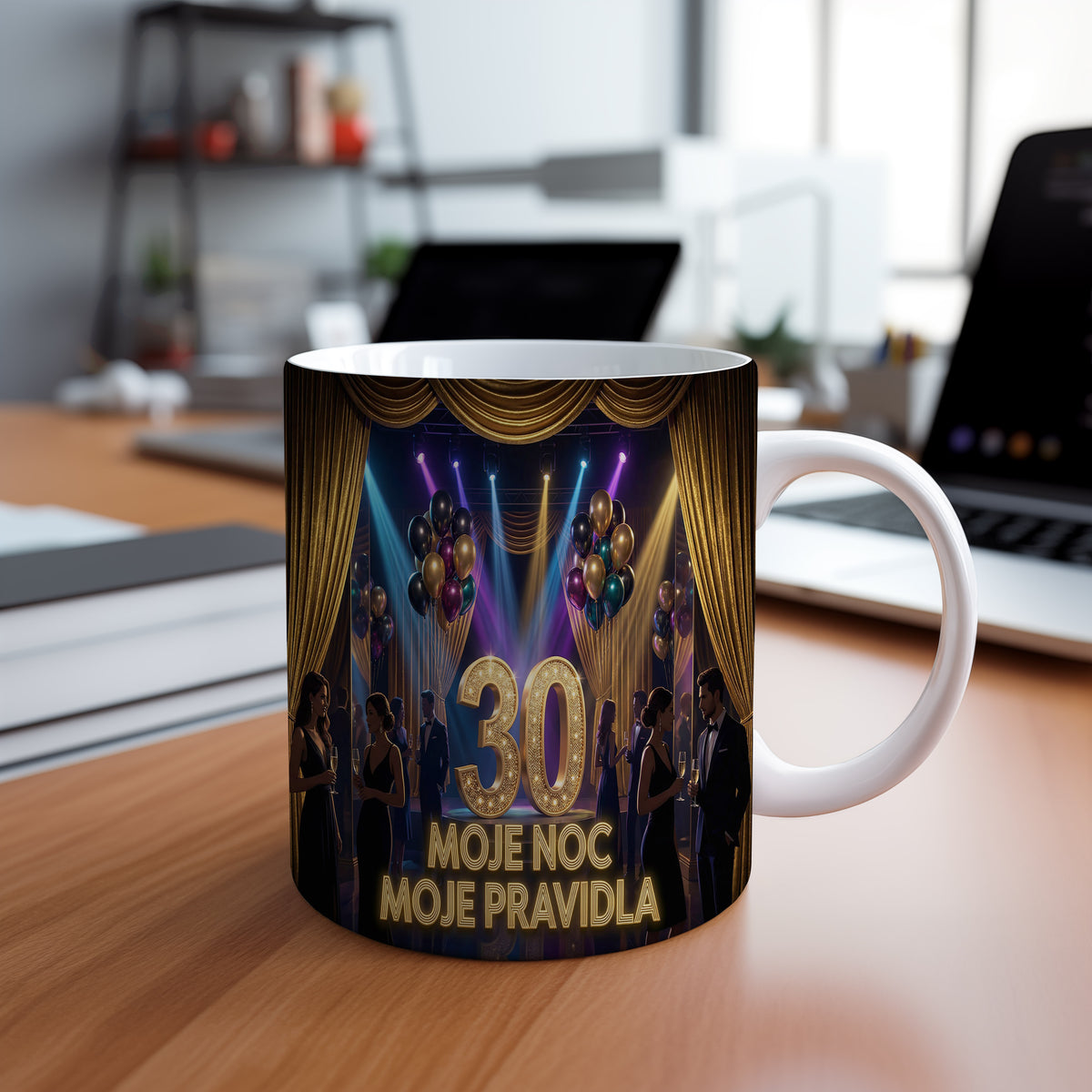 Narozeninový hrnek 30 let – MOJE NOC MOJE PRAVIDLA