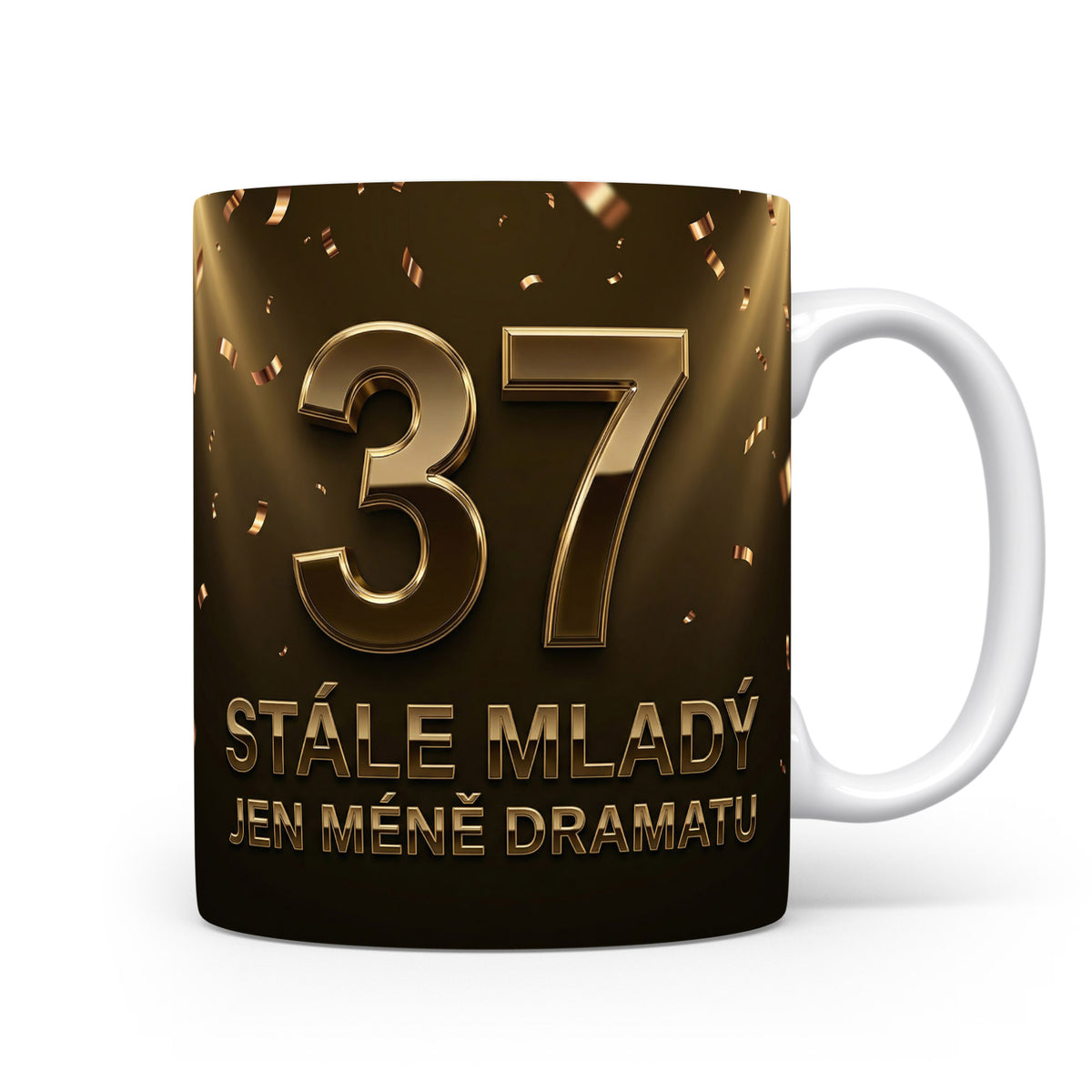 Narozeninový hrnek s věkem 37