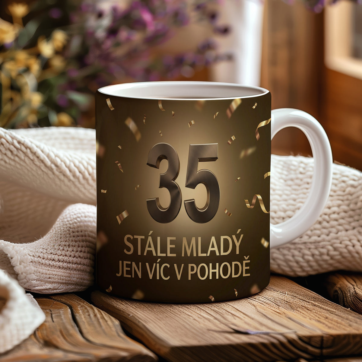 Narozeninový hrnek 35 let – STÁLE MLADÝ JEN VÍC V POHODĚ