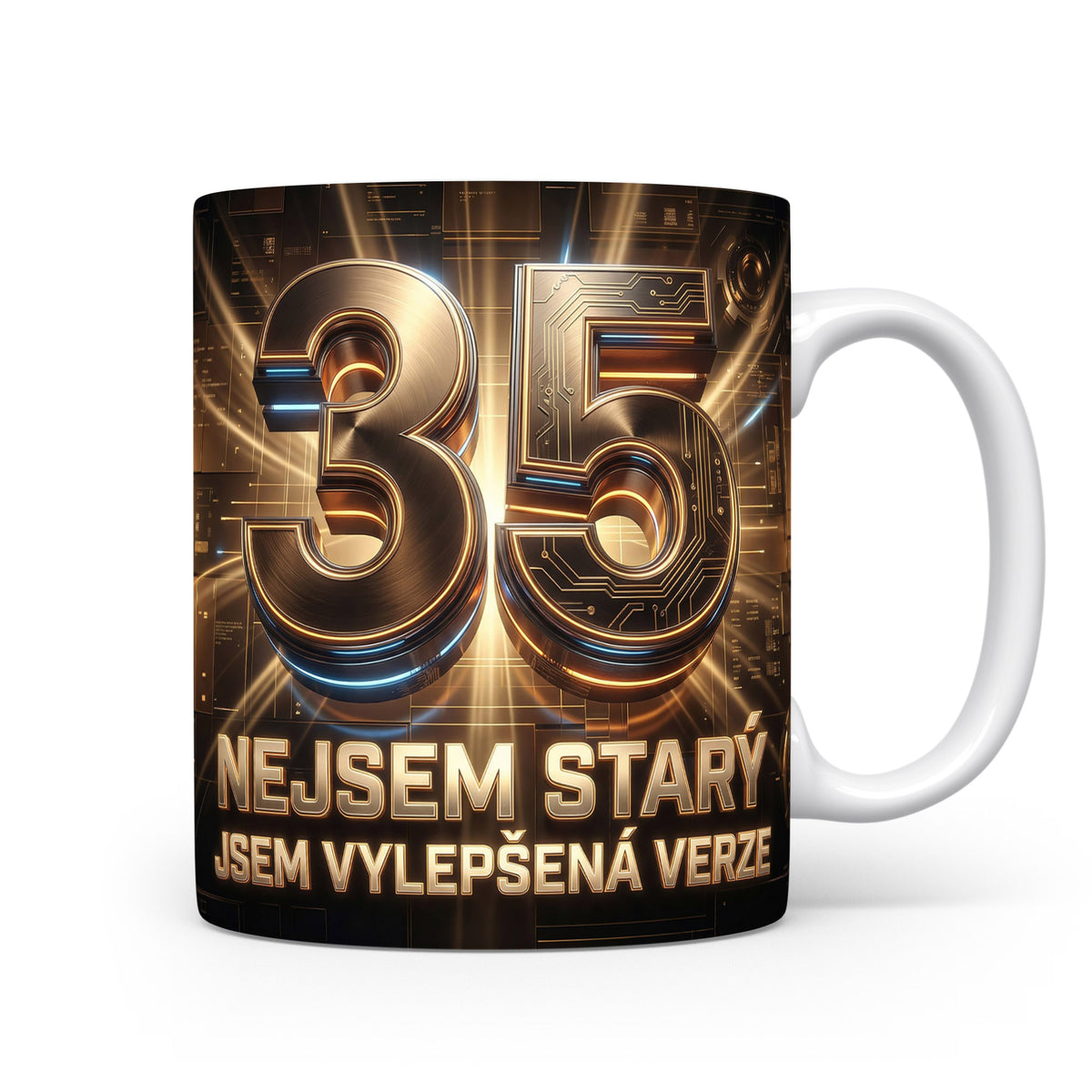 Narozeninový hrnek s číslem 35