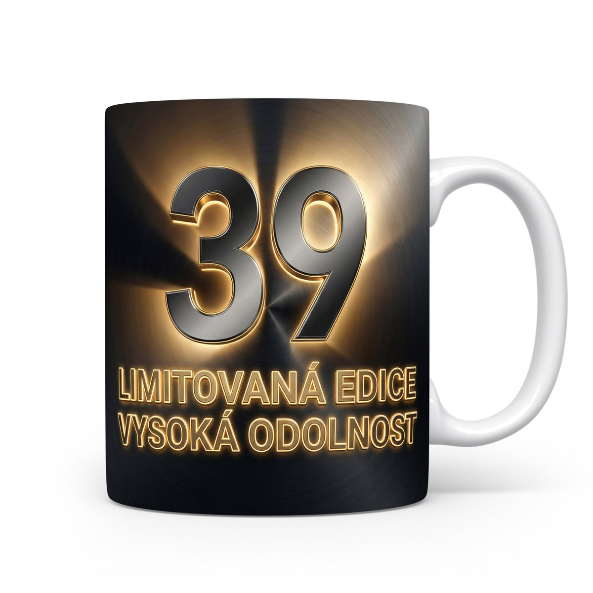Narozeninový hrnek s věkem 39