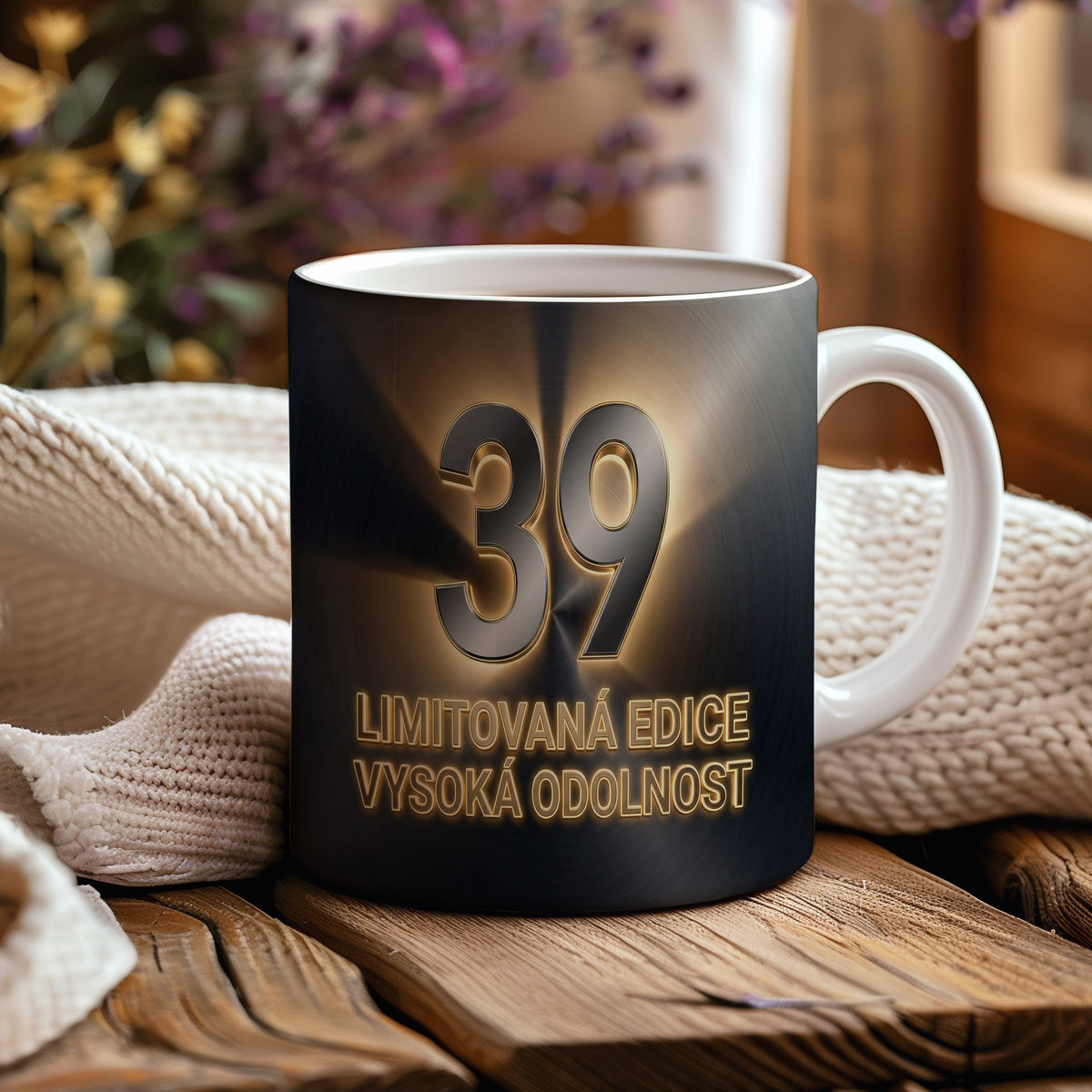 Narozeninový hrnek 39 let – LIMITOVANÁ EDICE VYSOKÁ ODOLNOST