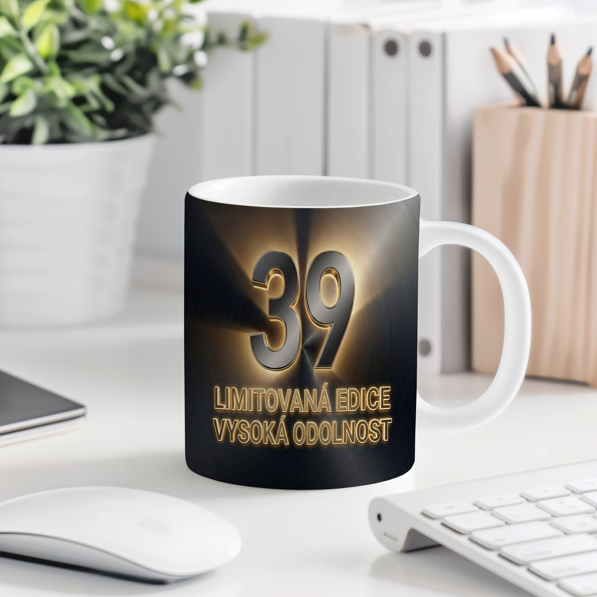 Narozeninový hrnek 39 let – LIMITOVANÁ EDICE VYSOKÁ ODOLNOST