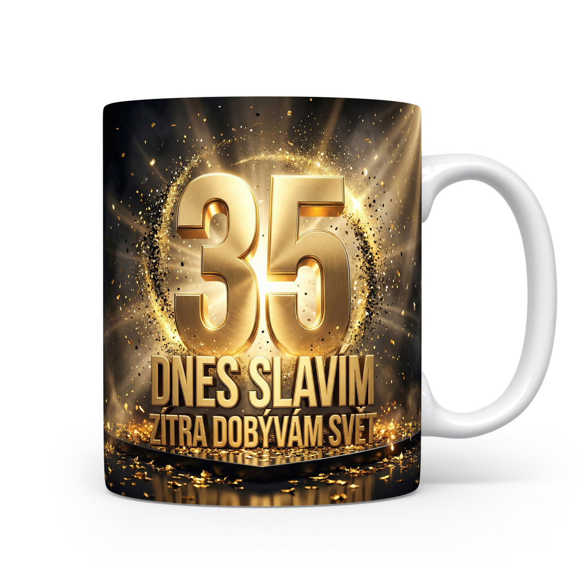 Narozeninový hrnek s číslem 35