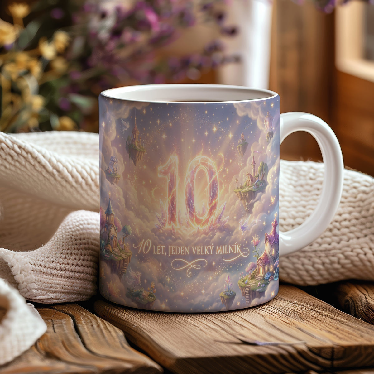 Narozeninový hrnek 10 let – 10 let, jeden velký milník