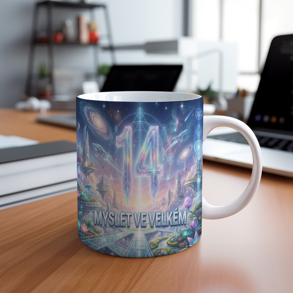 Narozeninový hrnek 14 let – MYSLET VE VELKÉM