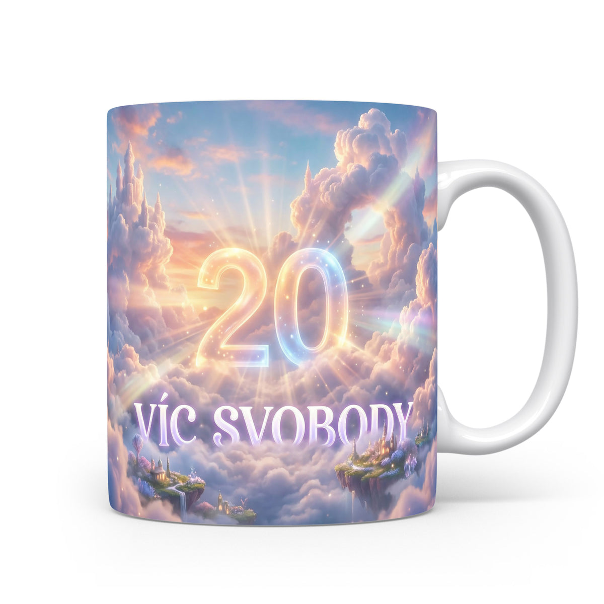 Hrnček s nápisem VÍC SVOBODY