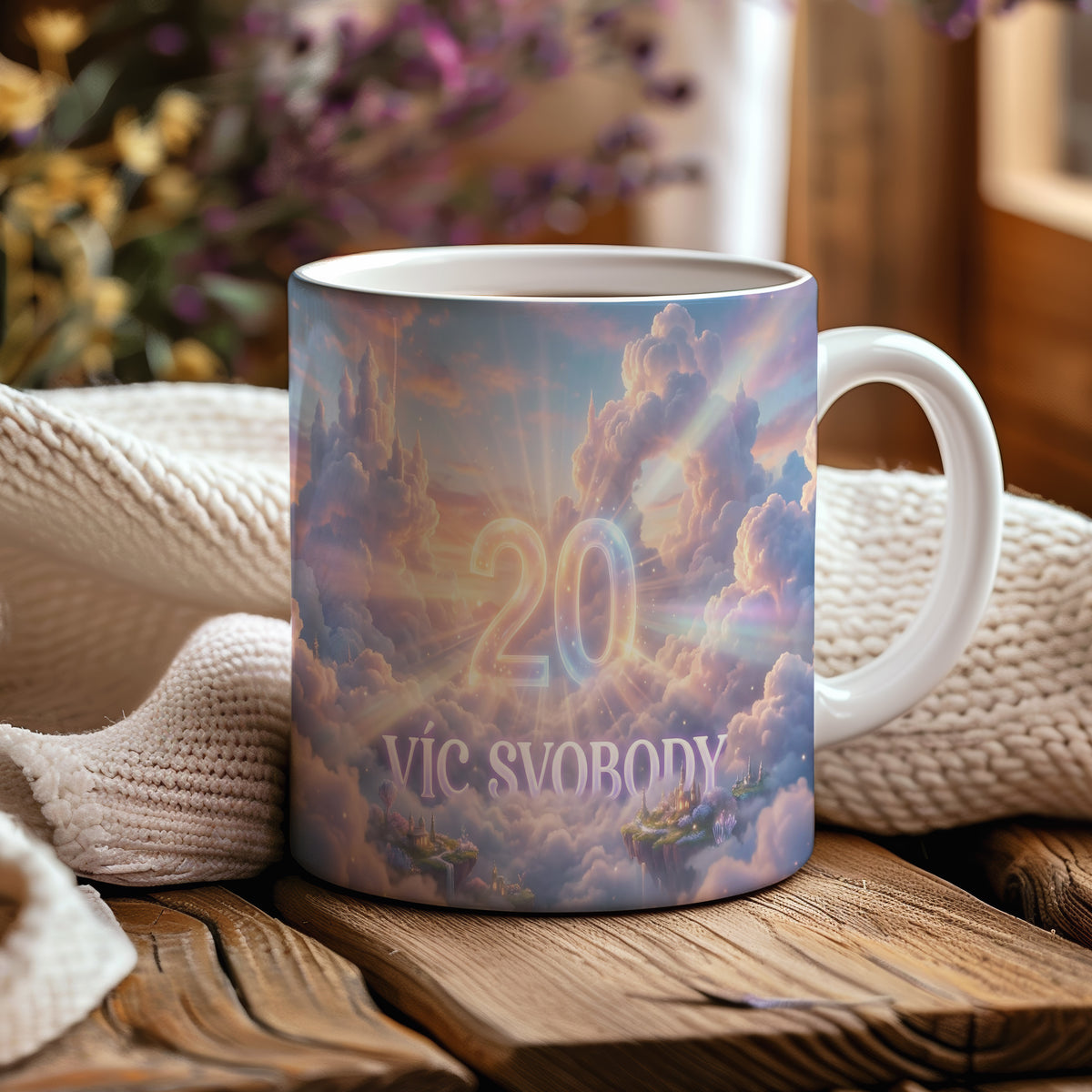Narozeninový hrnek 20 let – VÍC SVOBODY
