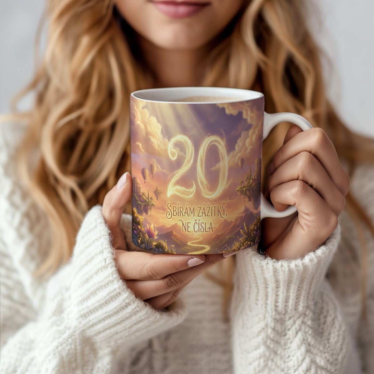 Narozeninový hrnek 20 let – Sbírám zážitky, ne čísla