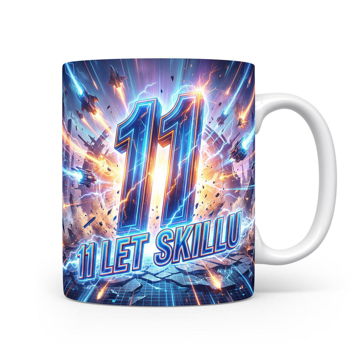 Hrnček s nápisem 11 LET SKILLU