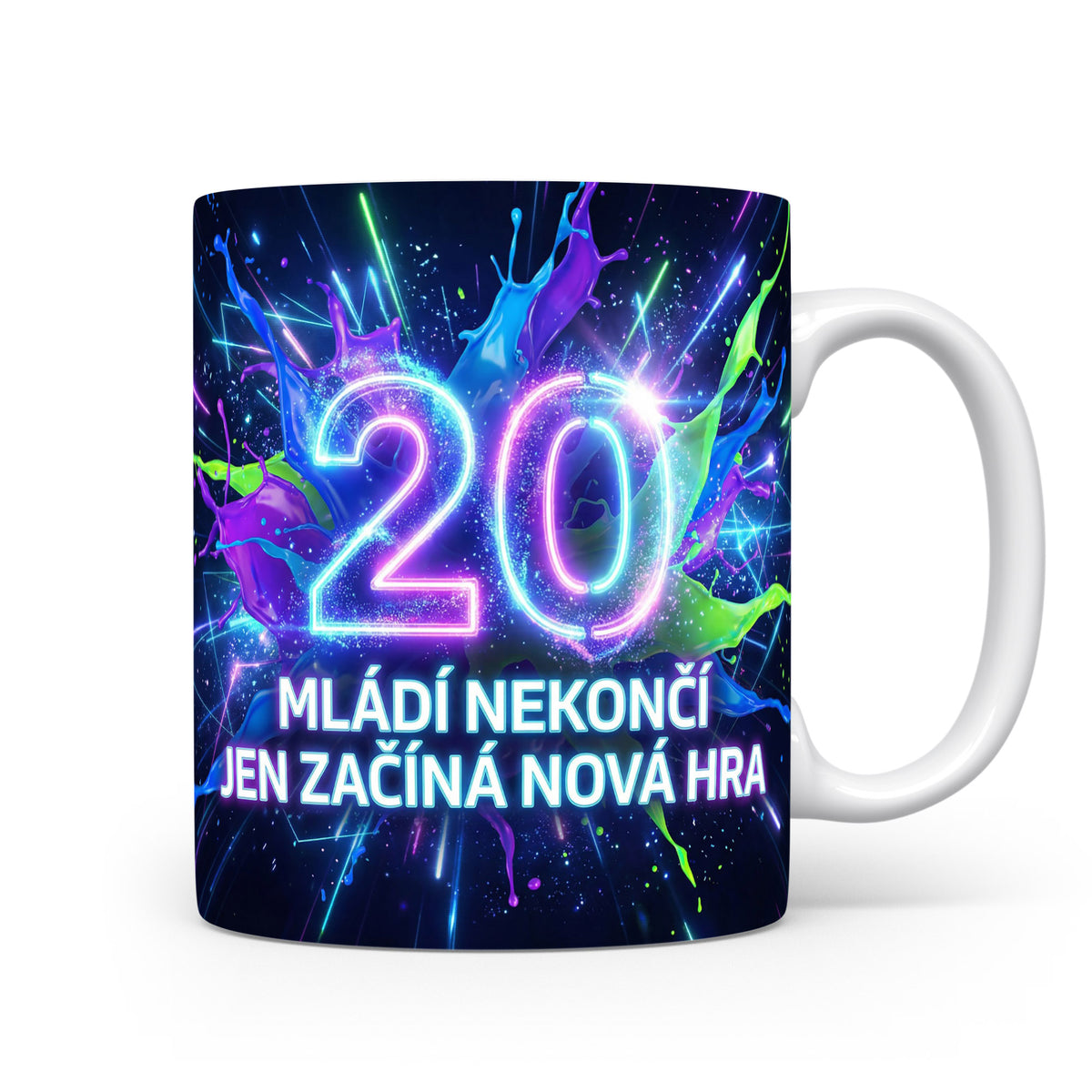 Narozeninový hrnek s číslem 20