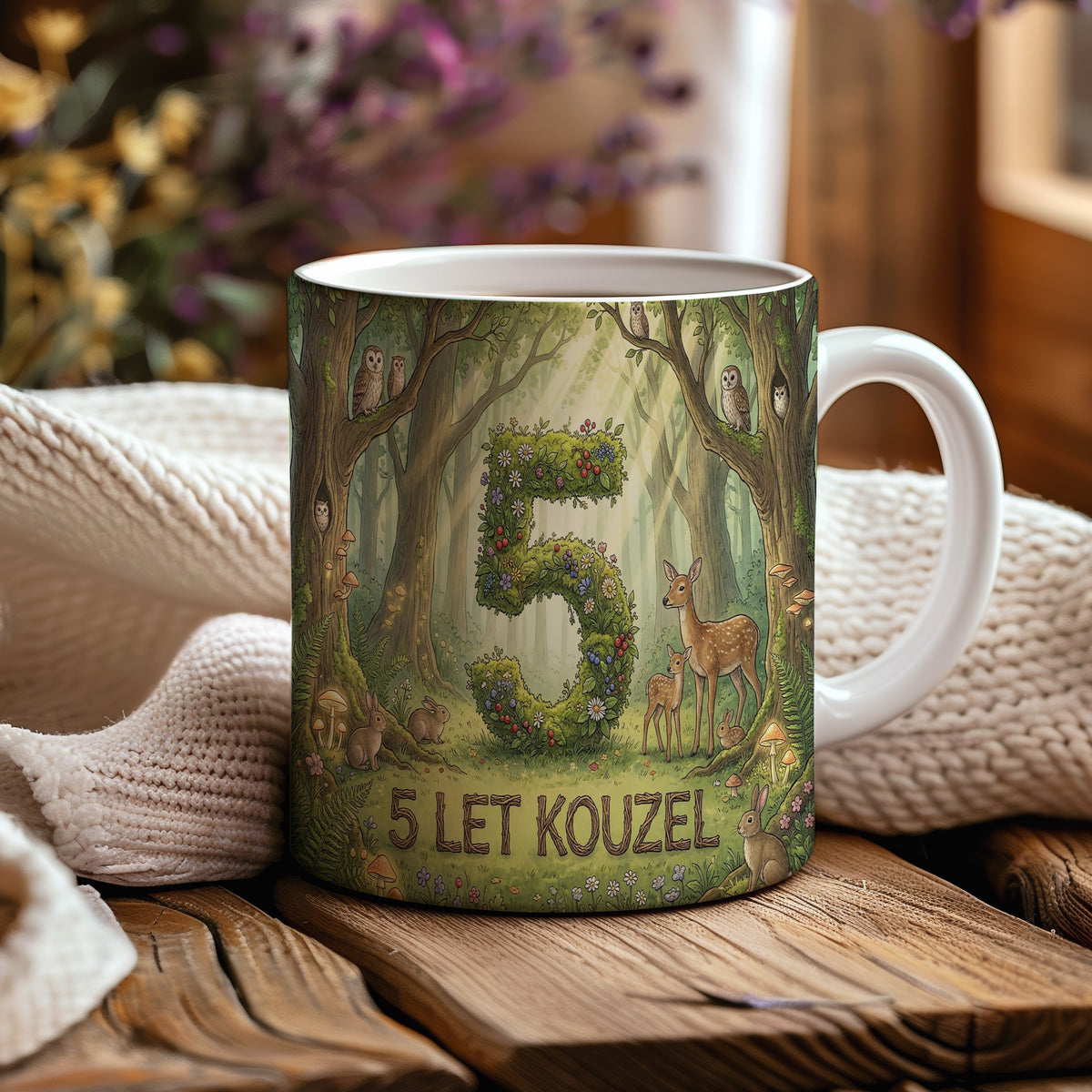 Narozeninový hrnek 5 let – 5 LET KOUZEL