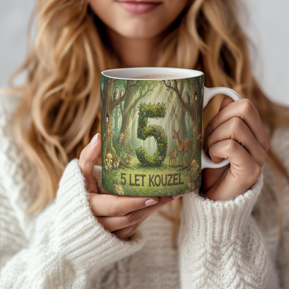 Narozeninový hrnek 5 let – 5 LET KOUZEL