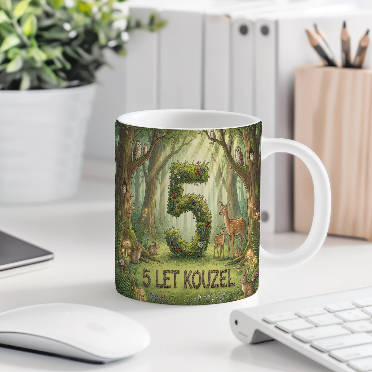 Narozeninový hrnek 5 let – 5 LET KOUZEL