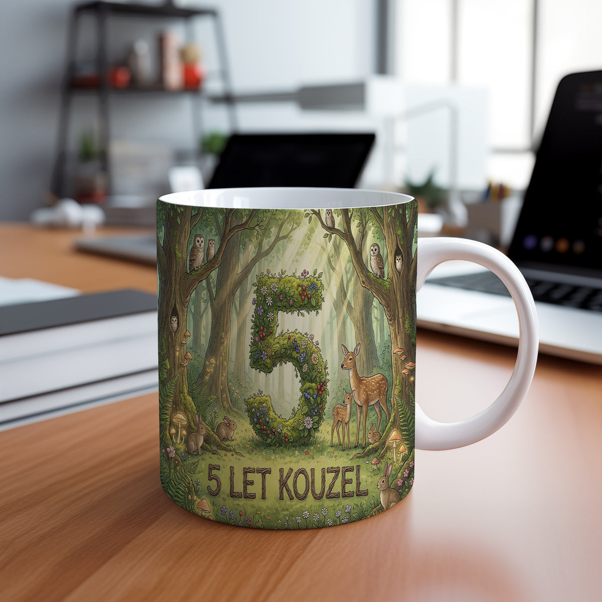 Narozeninový hrnek 5 let – 5 LET KOUZEL