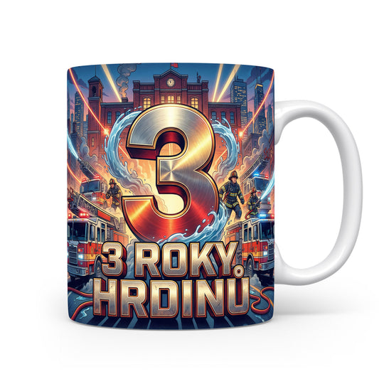 Hrnček s motivem 3 roky hrdinů