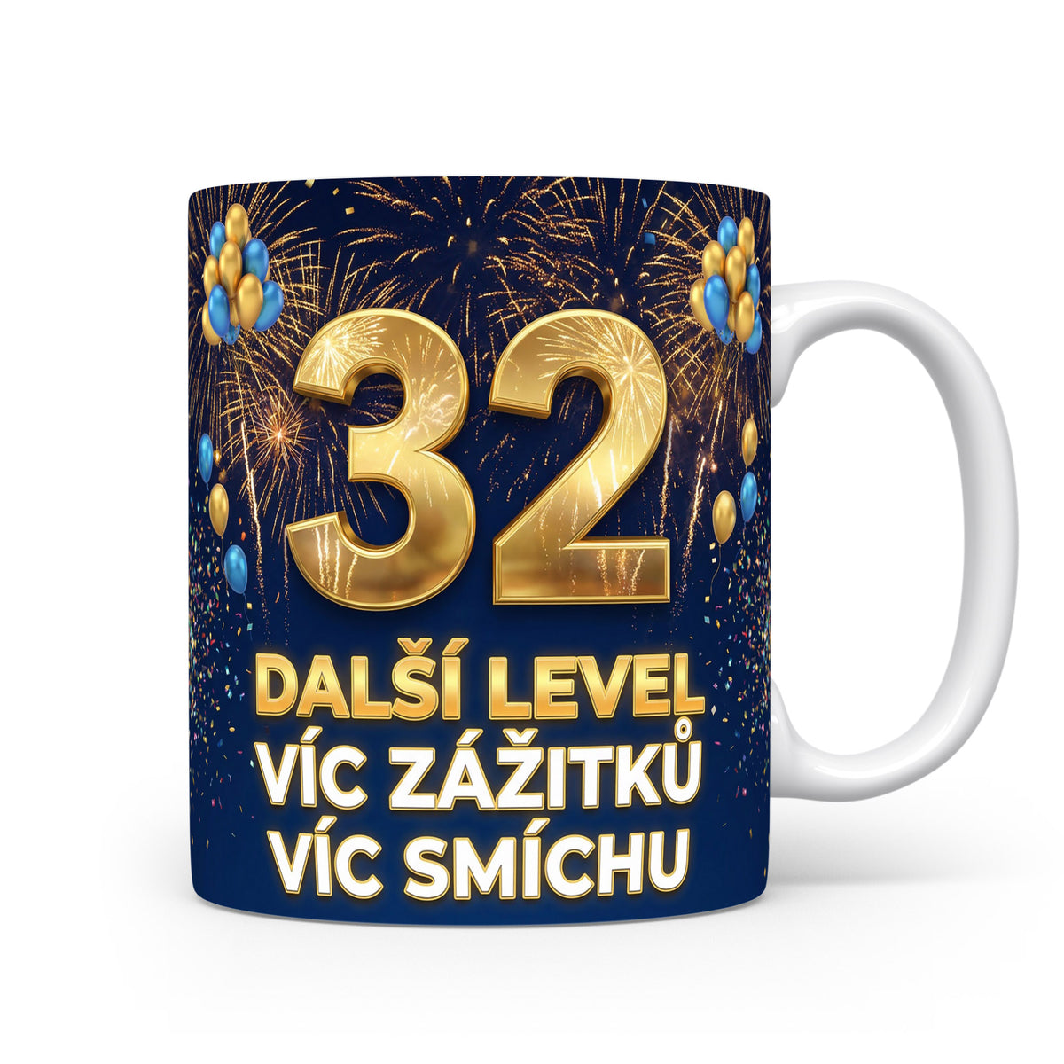 Narozeninový hrnek s číslem 32