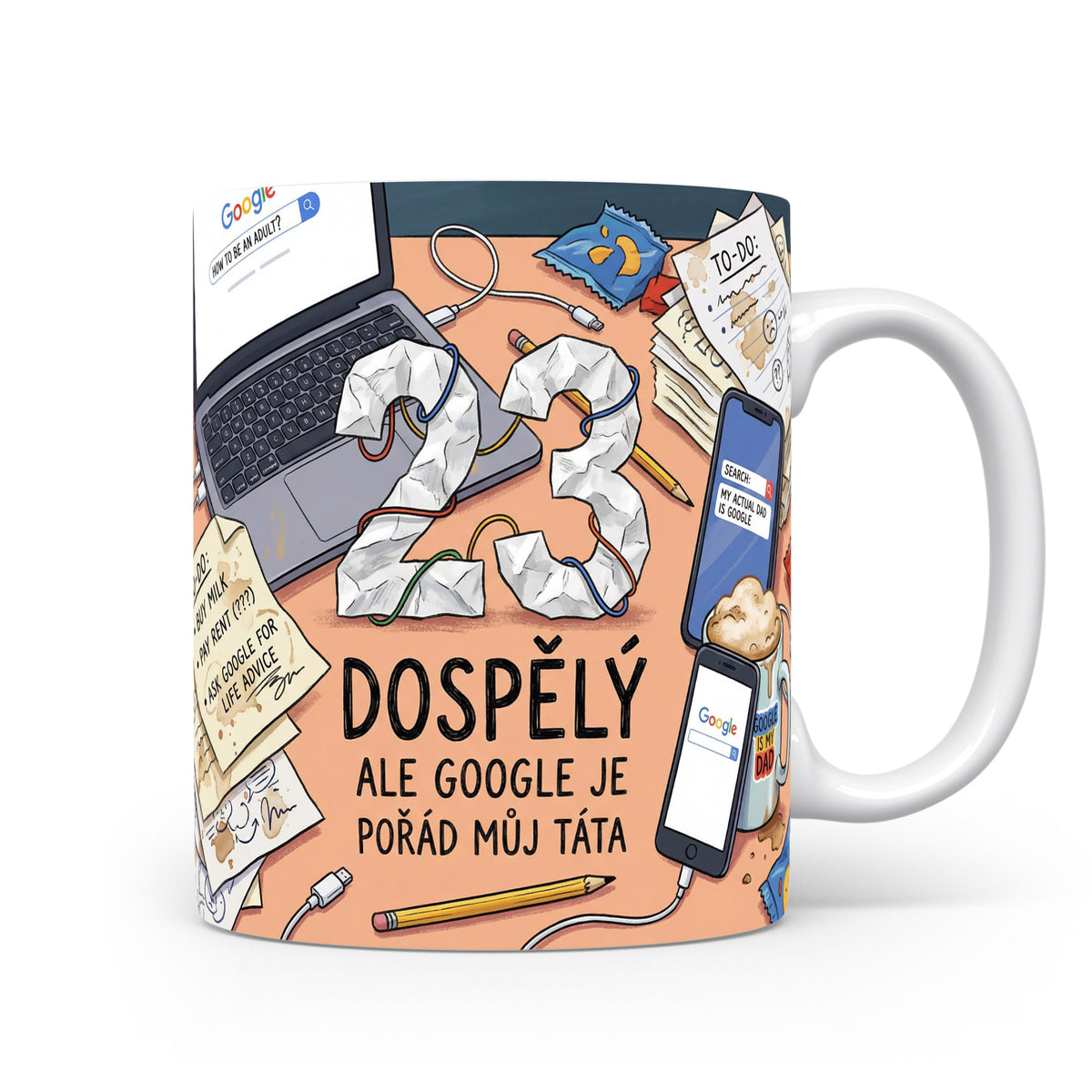 Narozeninový hrnek s vtipným textem