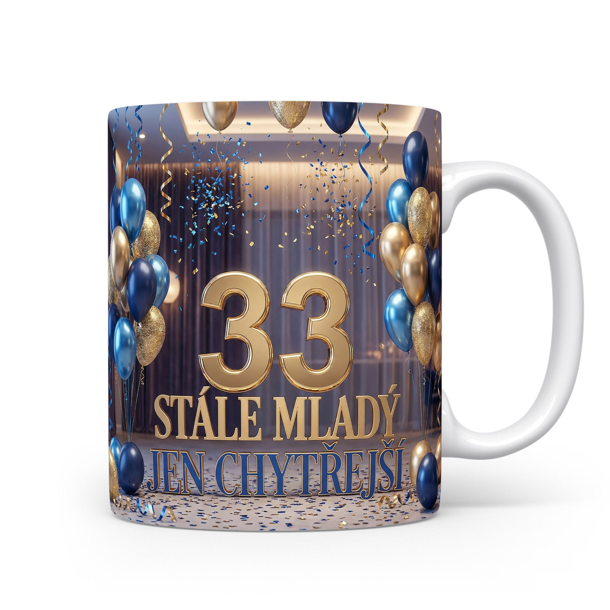 Narozeninový hrnek s číslem 33