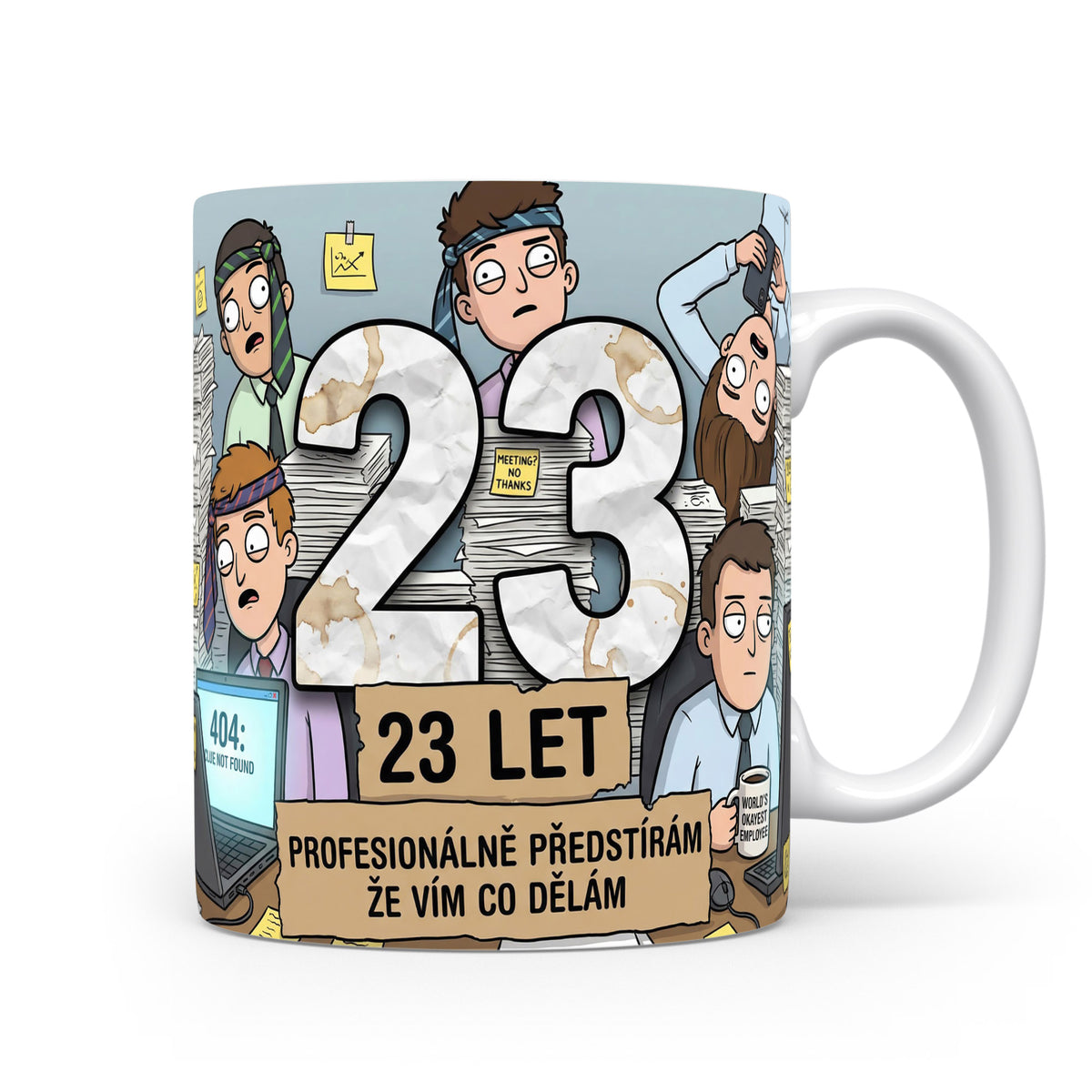 Hrnček s nápisem 23 let