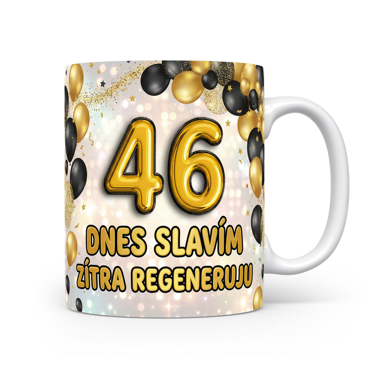 Narozeninový hrnek s číslem 46