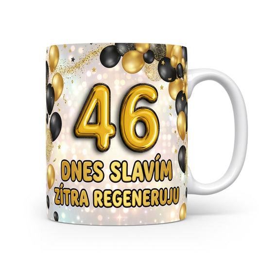 Narozeninový hrnek s číslem 46