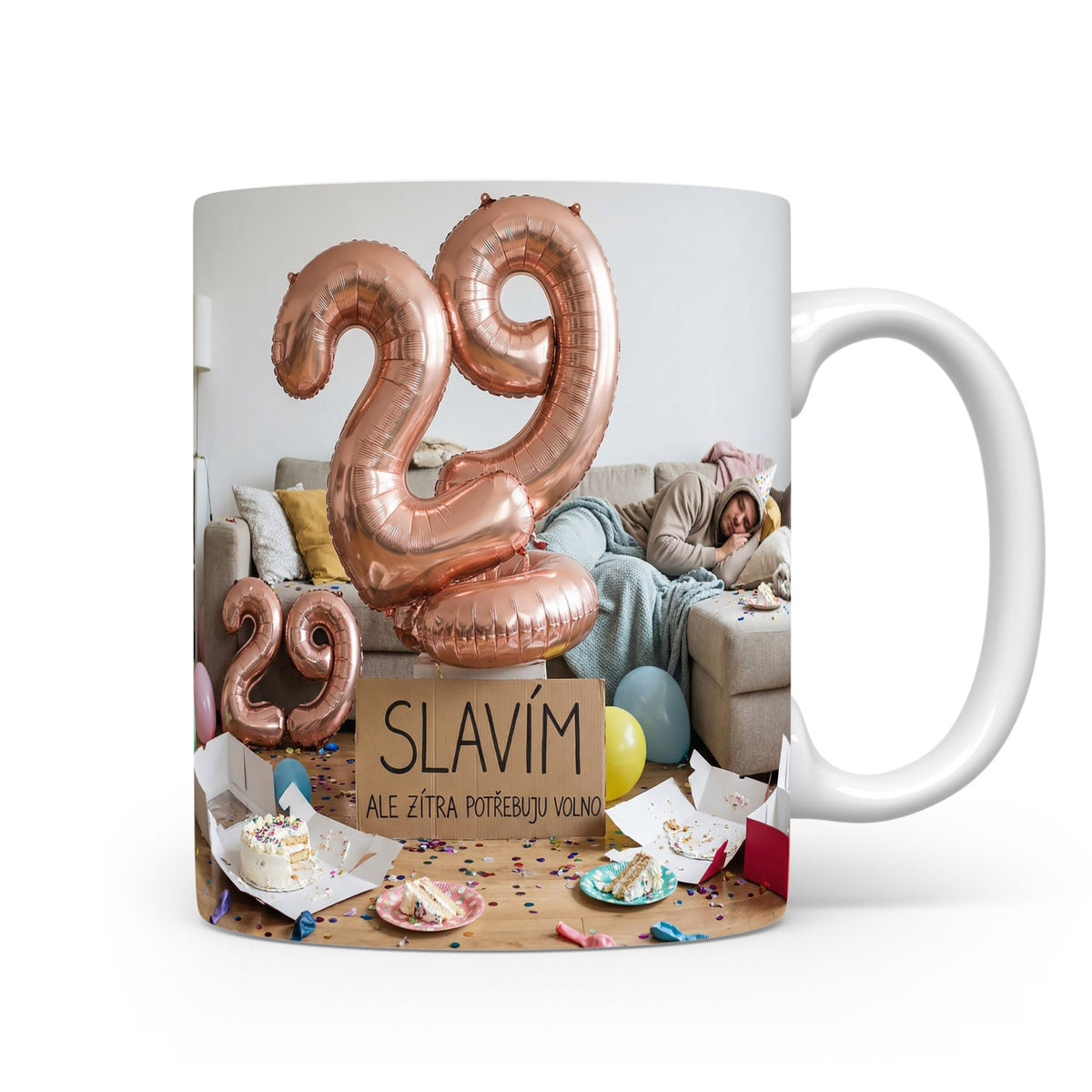 Narozeninový hrnek s číslem 29 a hláškou