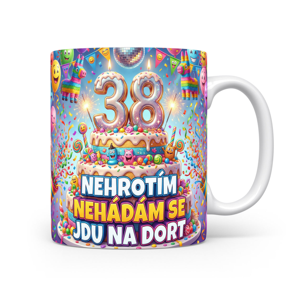 Narozeninový hrnek s číslem 38